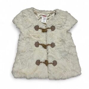 Gymboree Faux Fur Vest with Toggle Closures